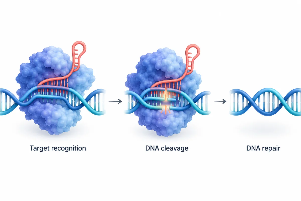 Mécanisme CRISPR-Cas9