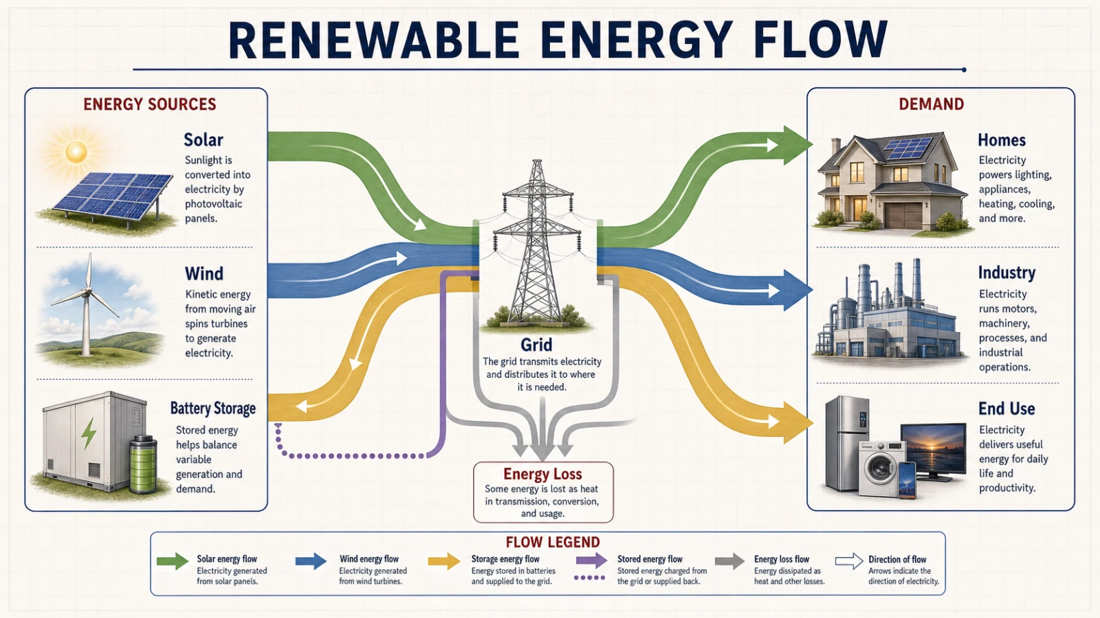 Referenz-Energiediagramm, neu gezeichnet als beschriftetes Energieflussdiagramm